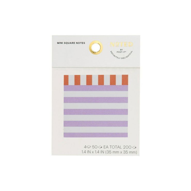 Post-it 3&#34;x3&#34; Square Notes - Warm | Target