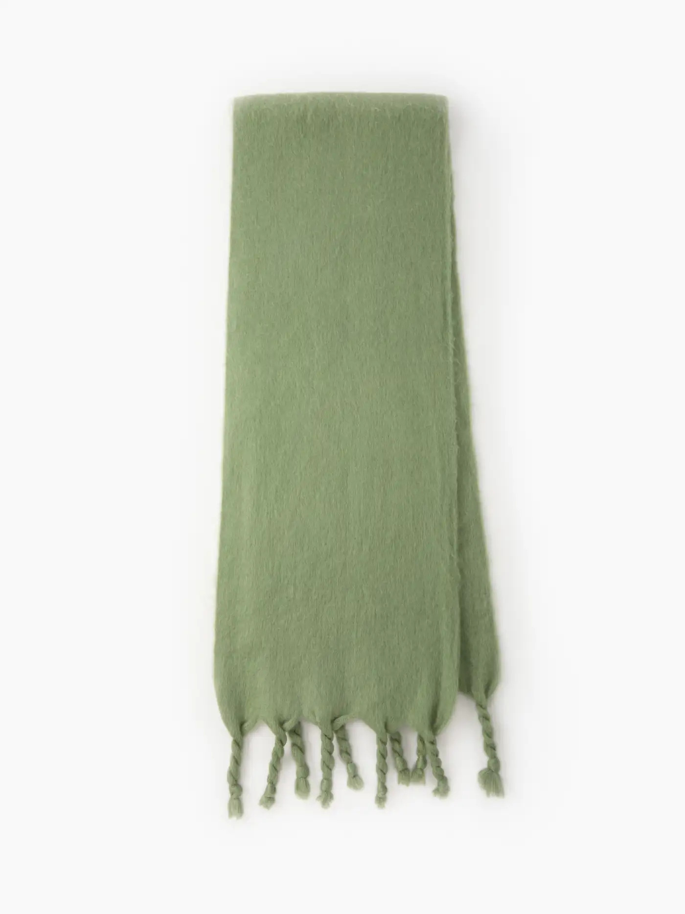 TWIST TASSEL SCARF | Cider
