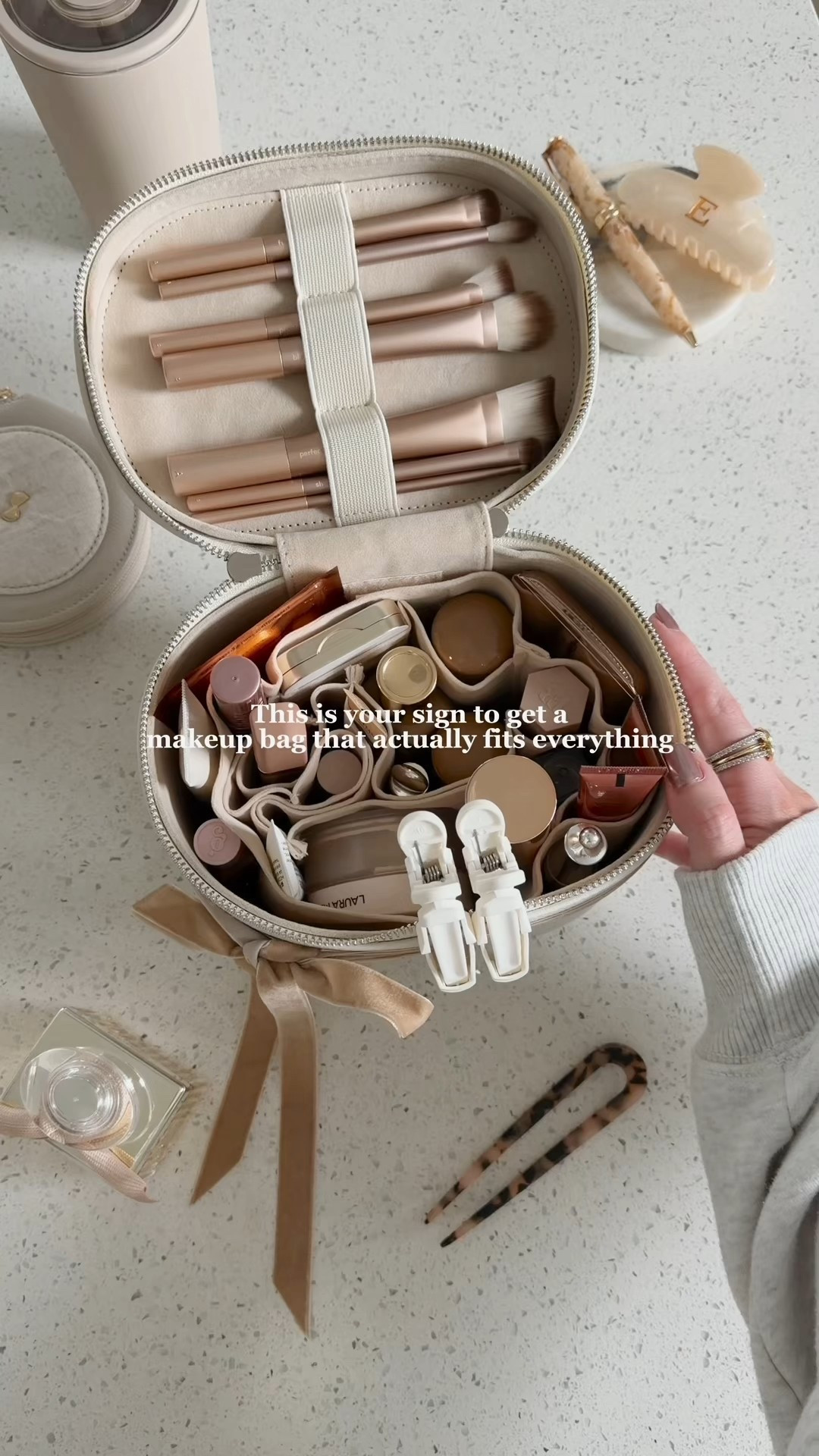 Makeup bag organization 

#LTKBeauty