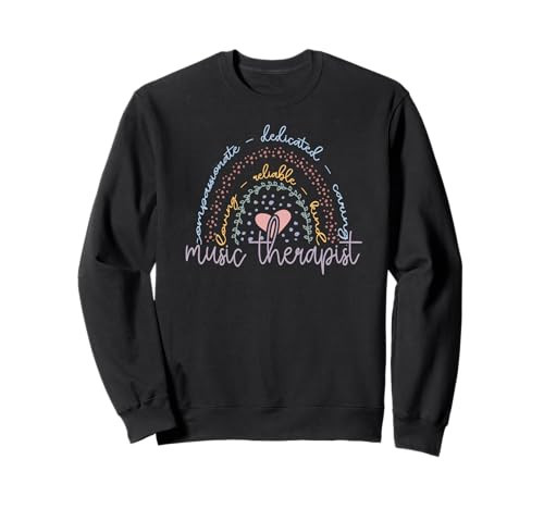 Cute Rainbow Music Therapist Sweatshirt | Amazon (US)