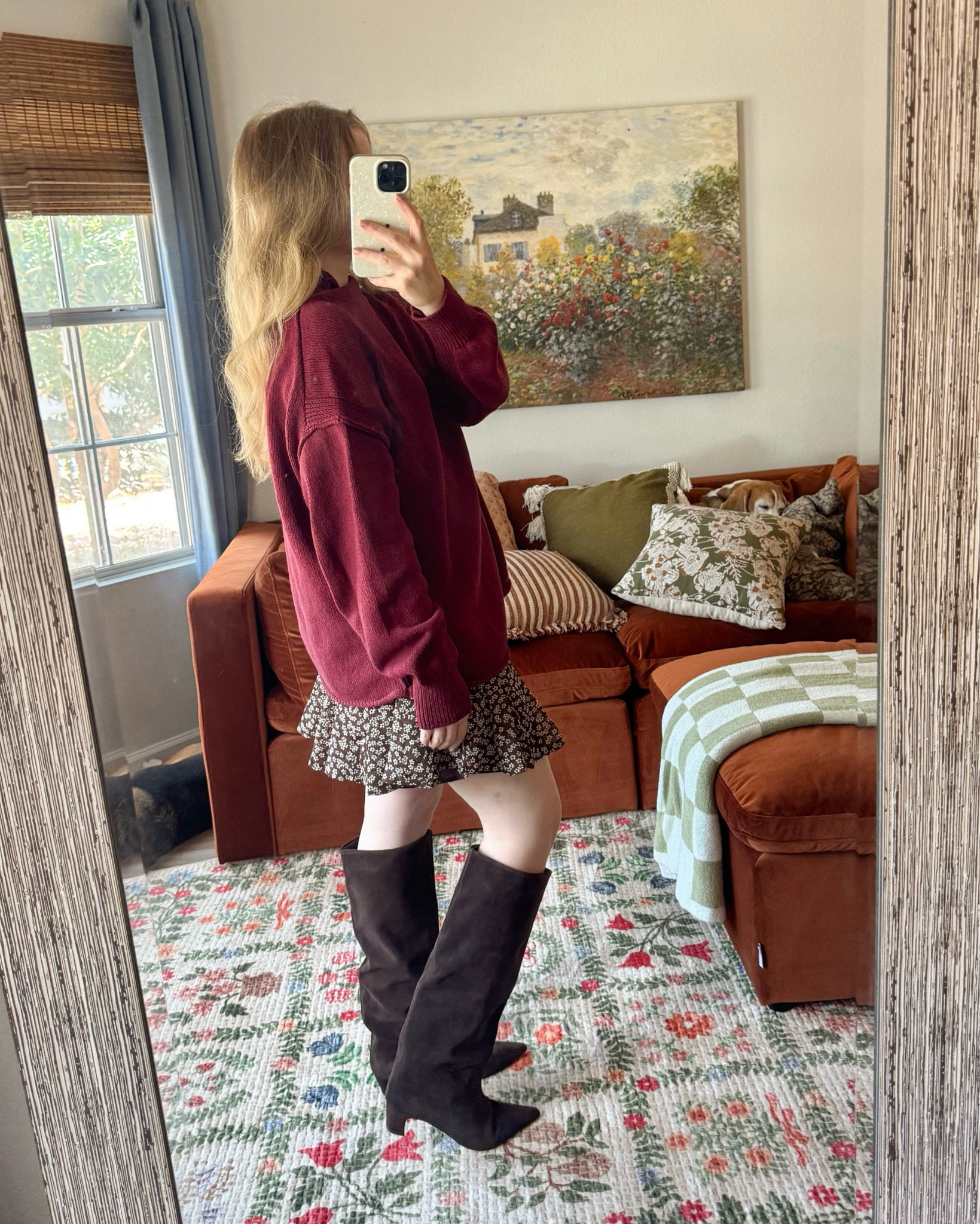 nordstrom anniversary sale outfits 🤎
free people sweater is 100% cotton and fits naturally oversized! wearing my
norm small

skirt is tts, wearing small

boots are tts and relaxed fit in the calf. wearing my normal boot size.

#LTKSeasonal #LTKSaleAlert #LTKootd