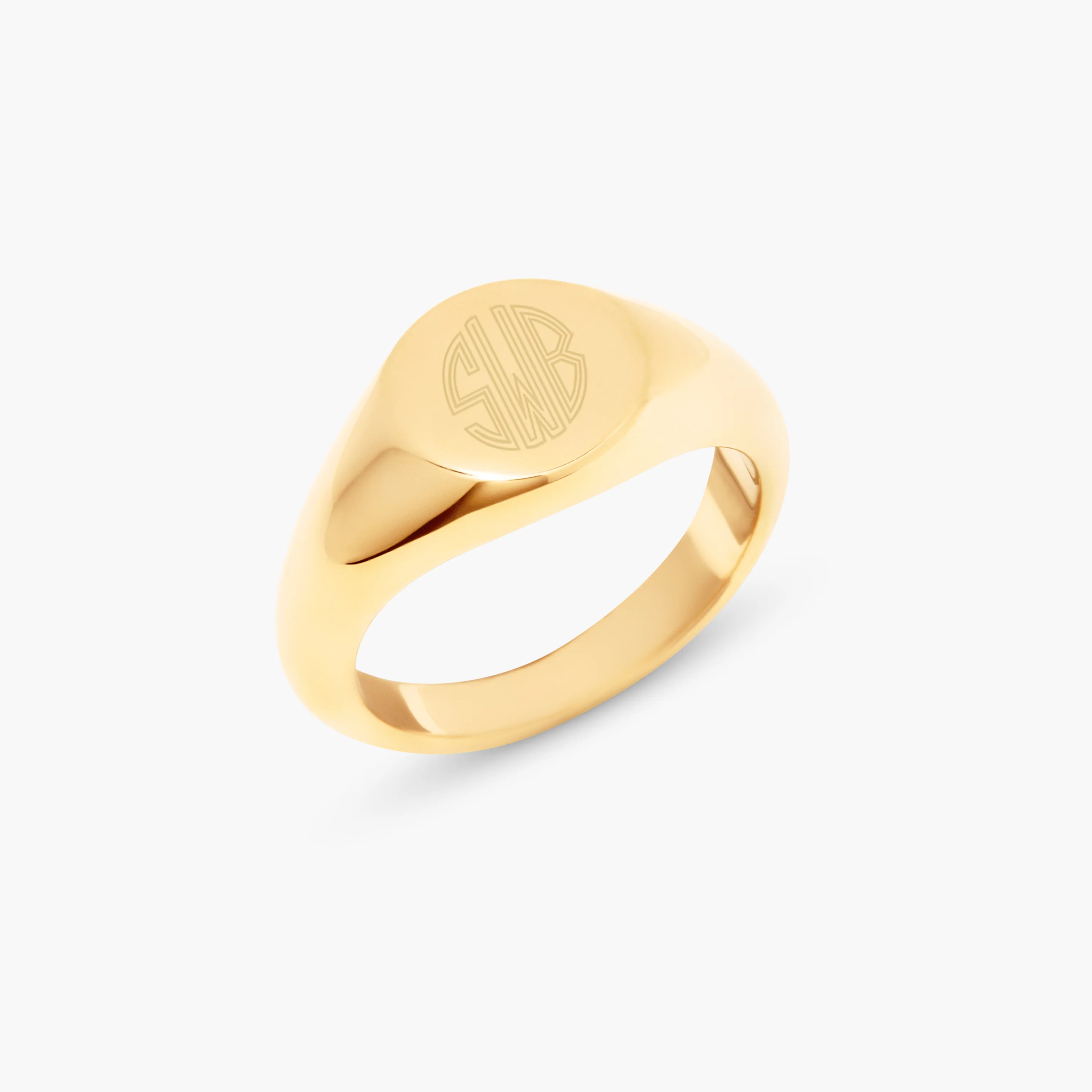 Claire Petite Signet Ring | Brook and York