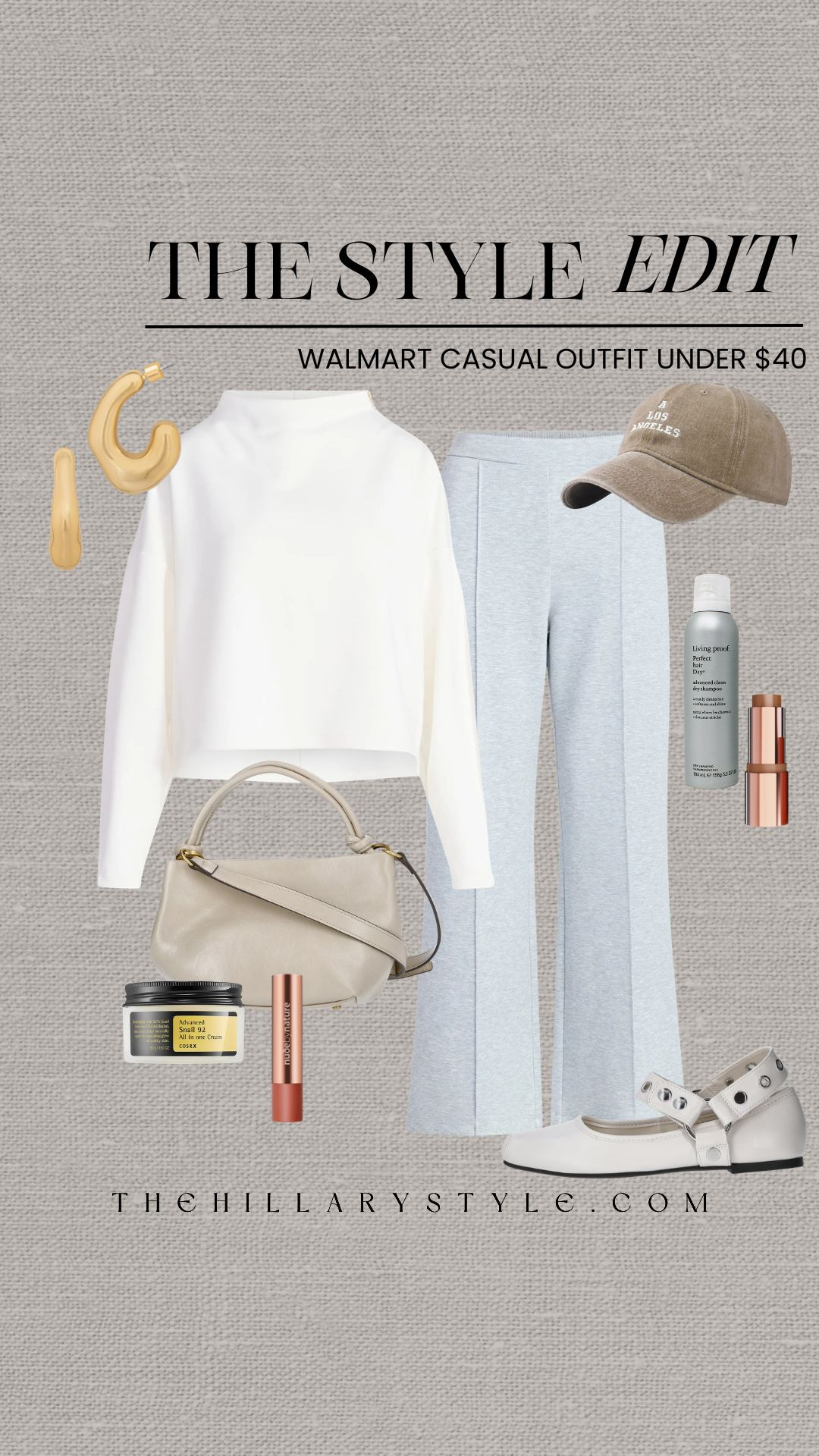 Effortless Casual Style: Walmart Look for Less
Looking for that chic, elevated aesthetic without the high price tag? This Walmart casual outfit features a crisp mockneck pullover, trendy wide-leg trousers, and the perfect neutral accessories—all for under $40. Whether you're running errands or meeting friends for coffee, these affordable finds prove you don't have to sacrifice style for a budget.

#WalmartFashion #AffordableStyle #CasualOutfits #LTKunder50 #BudgetFashion #WalmartFinds #StreetStyleInspo #MinimalistOutfit #EverydayStyle #TheHillaryStyle 

 

#LTKootd #LTKSeasonal #LTKOver40