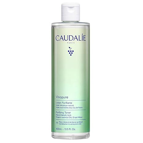 Caudalie Vinopure Salicylic Acid Pore Minimizing and Exfoliating Toner with Organic Rose Water | Amazon (US)