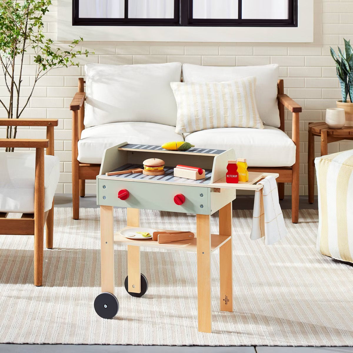 Toy Indoor Grilling Playset 18pc - Hearth & Hand™ with Magnolia | Target