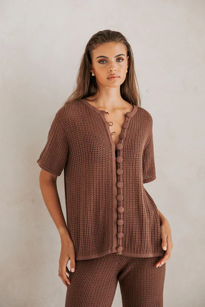 Zayna Top - Chocolate | SABO SKIRT (Global)
