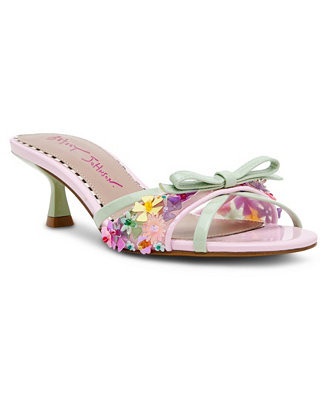 Women's Shirley Ditsy Floral Kitten Heel Sandals | Macy's