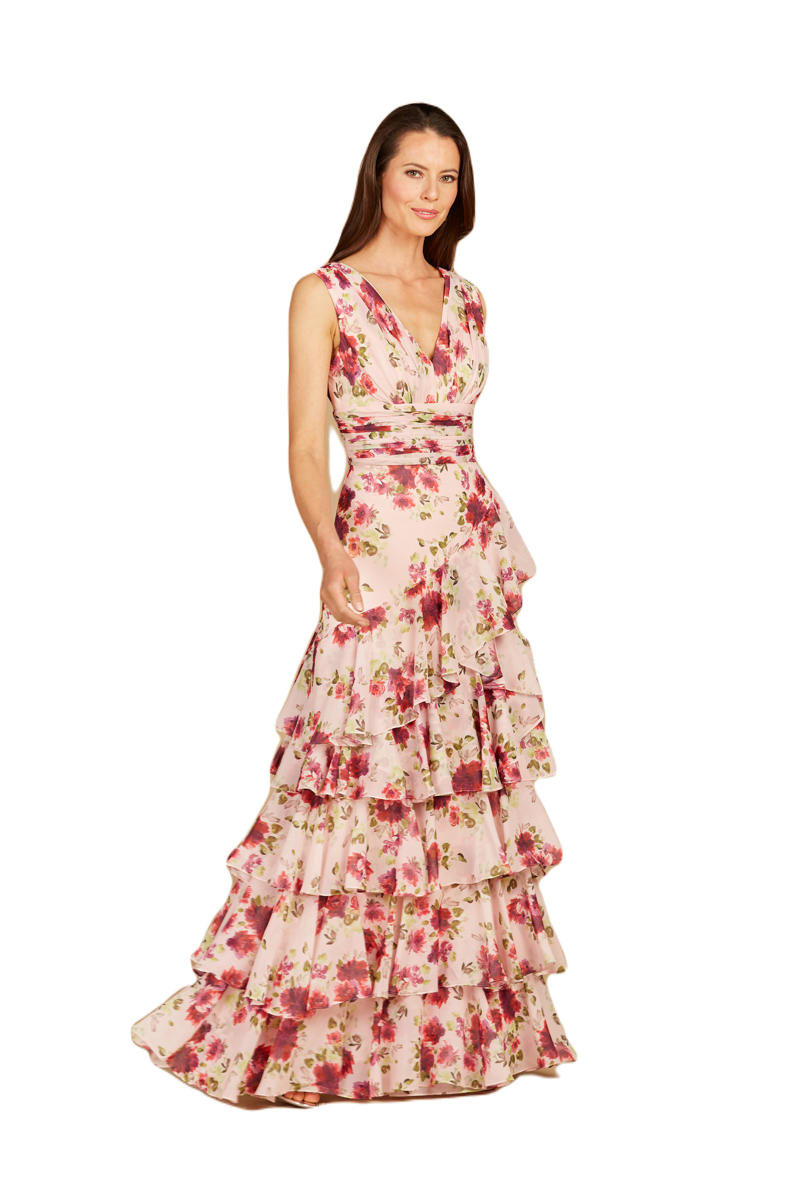 LARA New York Ruffle Skirt Print Dress (Women) | Nordstrom | Nordstrom