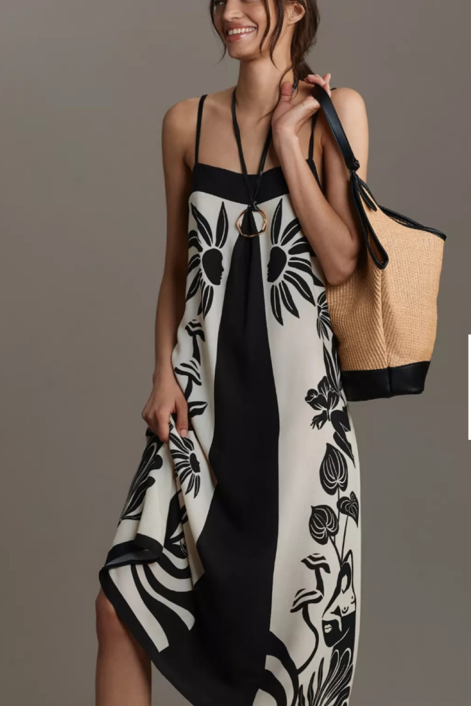 black dress white house black market White House Black Market Size 4 Black Floral Women Dress