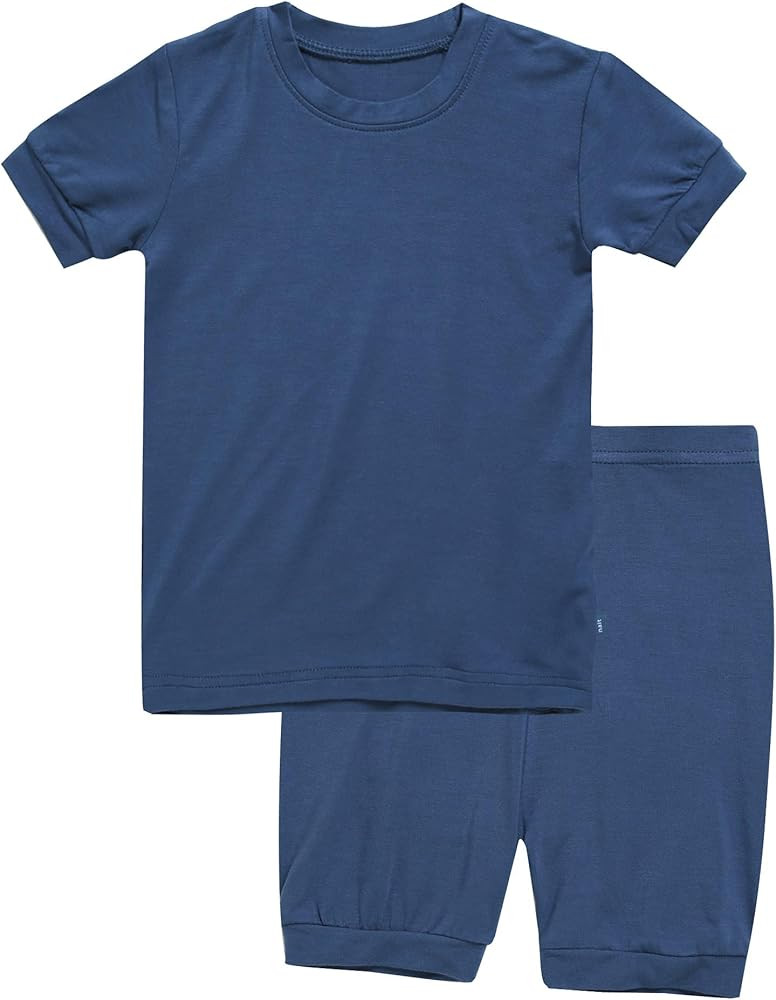 VAENAIT BABY Toddler Kids Girls Boys Sleepwear Pajamas Short Soft Shirring Cool Summer Viscose Pj... | Amazon (US)