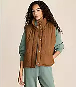 Lou & Grey Quilted Pocket Vest | LOFT
