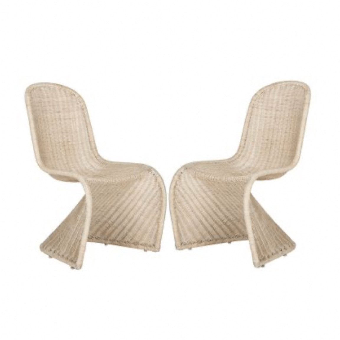 A modern + coastal chair that you need — the Tana Wicker Side Dining Chair  

#LTKhome