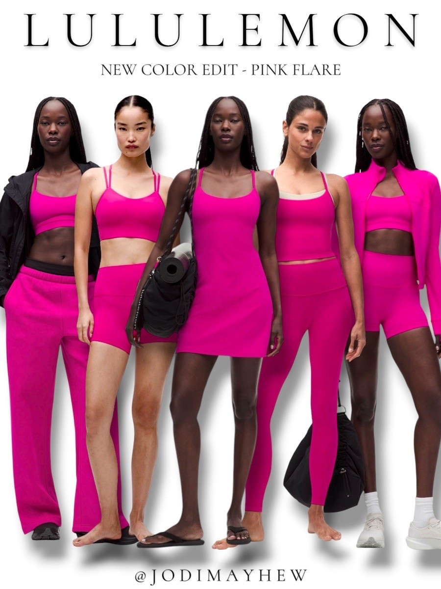 Lululemon: New Color Edit - Pink Flare 💕

#lululemon #new #arrivals #her #wife #mom #teen #tween #athleisure #athletic #lounge #wear #gym #clothes #outfits #inspo #ideas #fitness #sweatshirt #joggers #bike #shorts #skirt #midi #dress #leggings #sport #bra #jacket #crop #active #vest #jacket #coat #wide #leg #pants #palazzo #workout #sweat #tennis #skort #spring #summer #pink #top #shirt #pullover @lululemon #hot #fuchsia

#LTKfitnessgoals #LTKActive #LTKTall