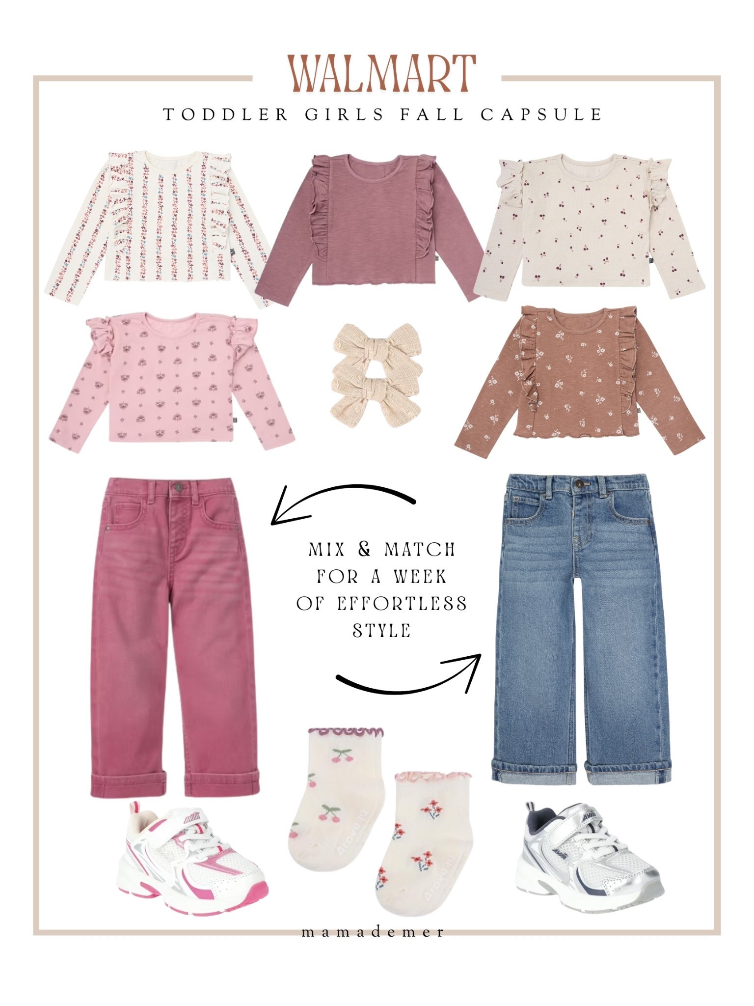 There’s nothing more that I love than not having to think about what my daughter’s wearing to #school. A capsule wardrobe to mix and match is the best and most cost effective way to go! Plus I love #modernmoments and #walmart

#LTKStyleTip #LTKSaleAlert #LTKKids