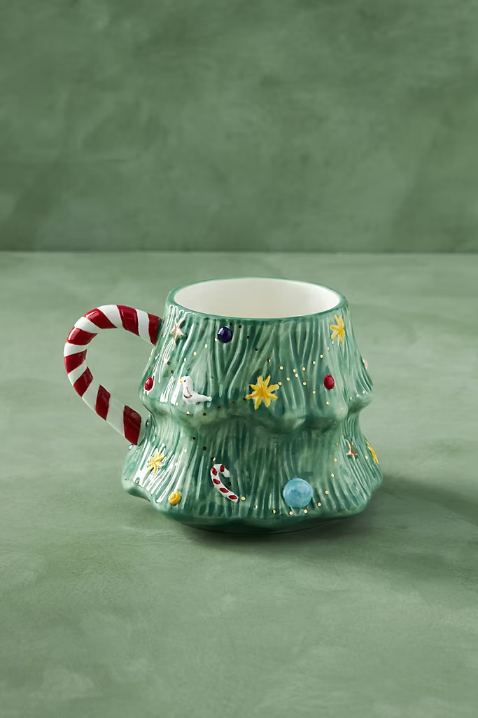 BIRDCANFOX Joyeux Noel Mug | Anthropologie (US)