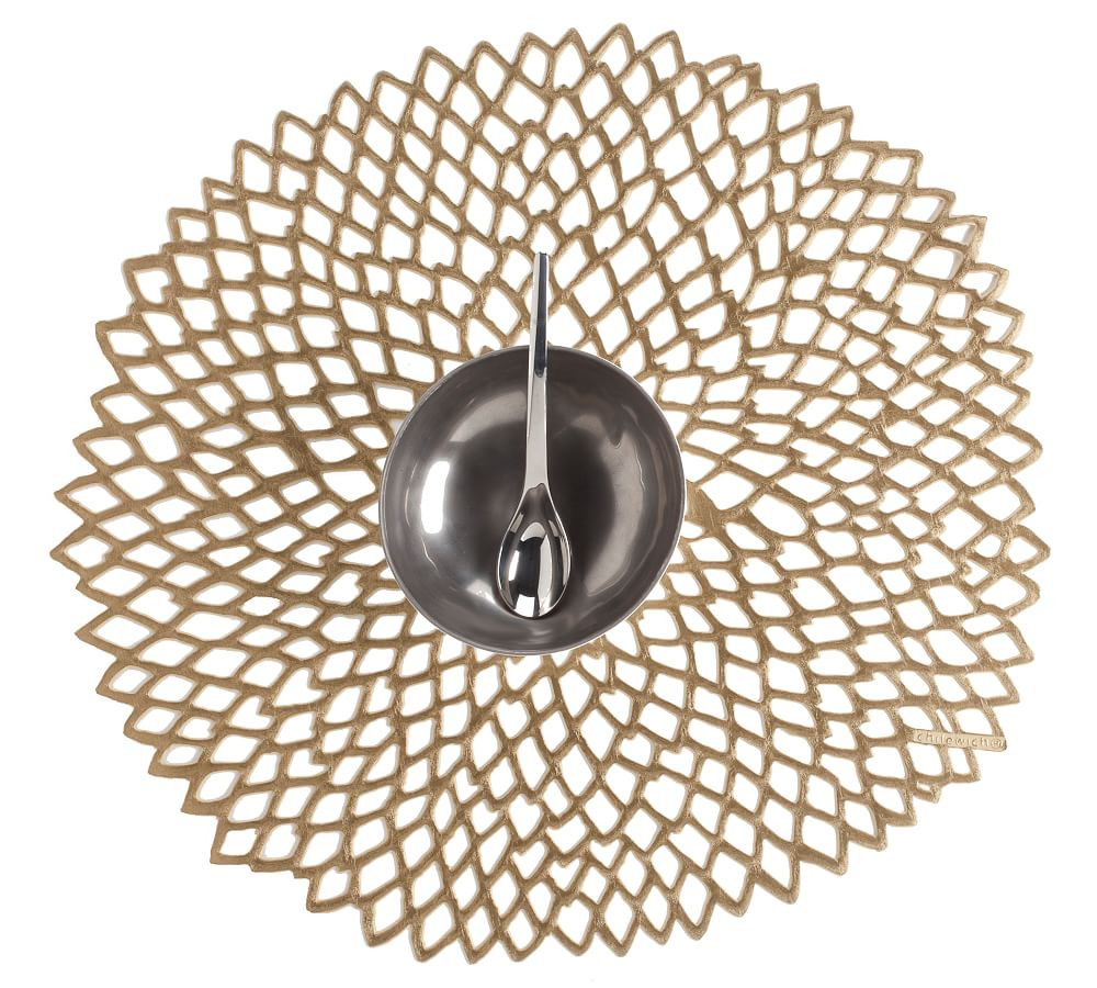 Chilewich Dahlia Indoor/Outdoor Placemats - Set of 4 | Pottery Barn (US)