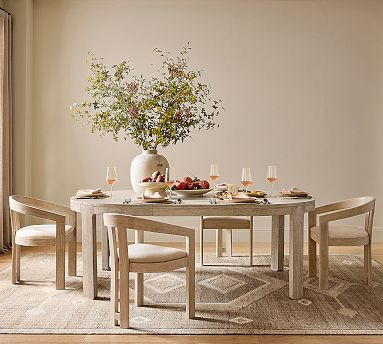 Aptos Round Extendable Dining Table (50"-84") | Pottery Barn (US)