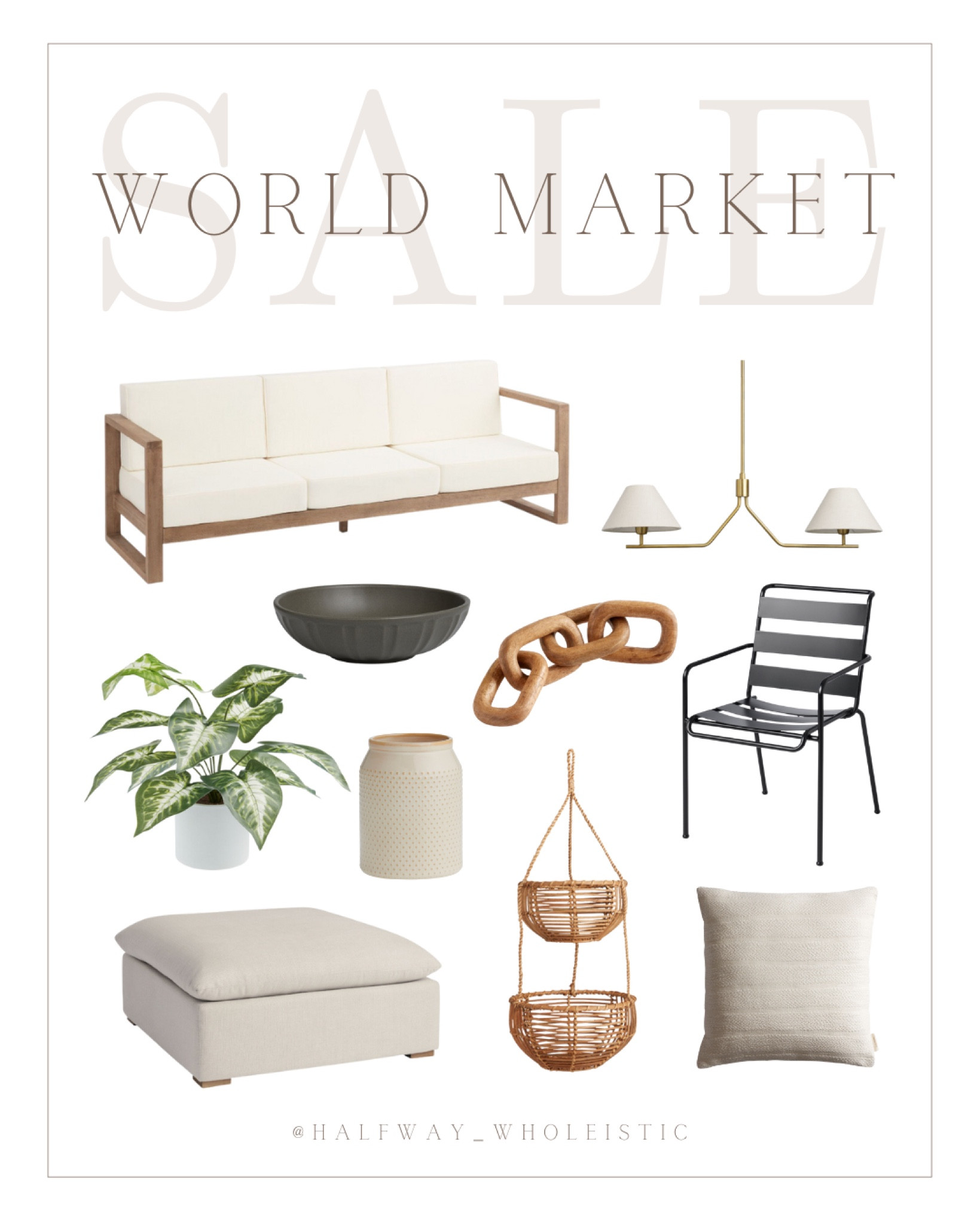 Summer home finds on sale at World Market!

#outdoor #lighting #faux #ottoman #decor 

#LTKSeasonal #LTKsalealert #LTKhome