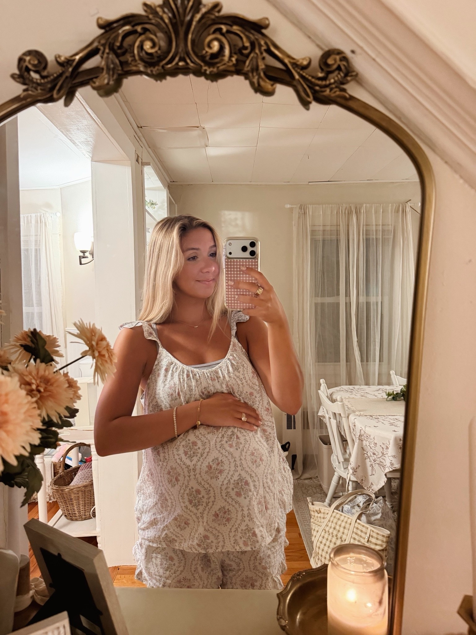 Pjs from last night 🤍 my exact ones are sold
out from Walmart but linking similar ones!

#LTKgrwm #LTKdayinmylife #LTKmomlife