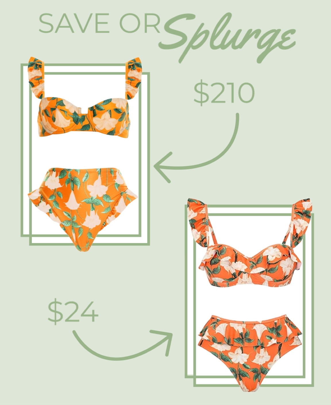 Agua Bendita look alike bikini / one piece swimsuit. Dupe for less on Amazon  

#LTKunder50 

#LTKSeasonal #LTKswim