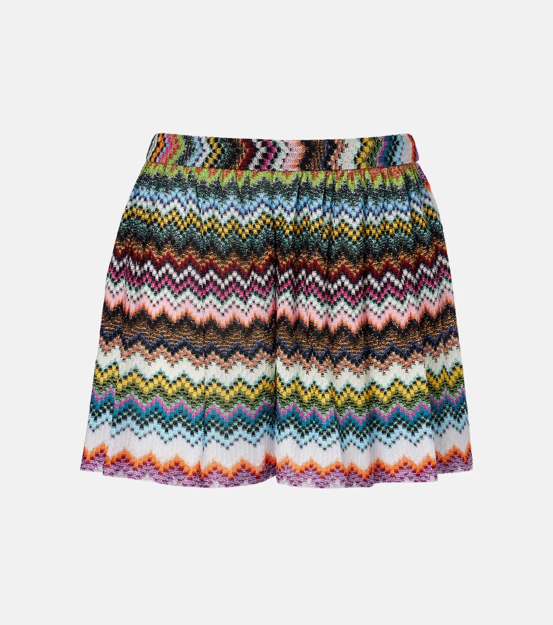 Zig Zag lamé Bermuda shorts | Mytheresa (US/CA)