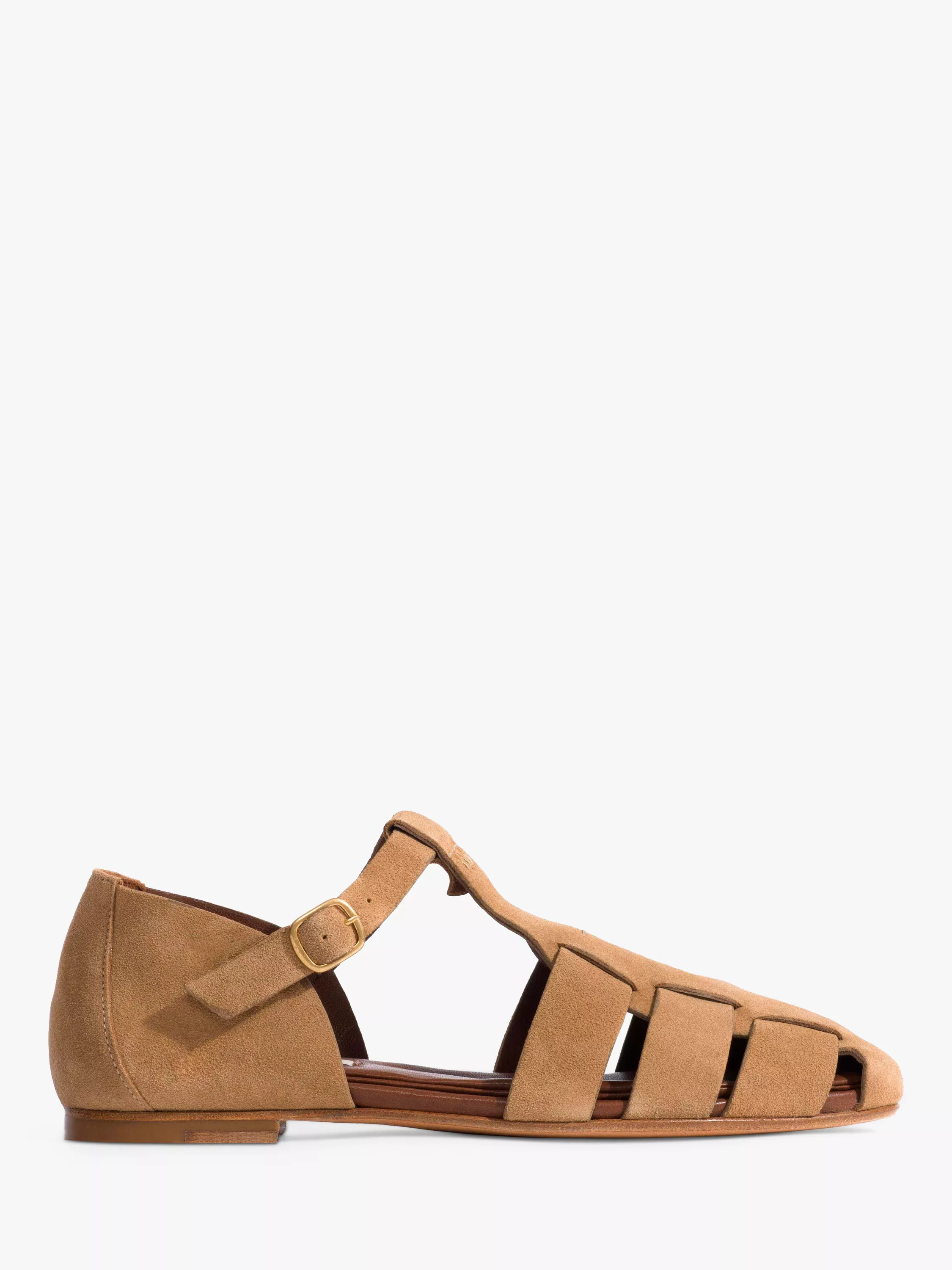 Anonymous Copenhagen Lain Suede Strappy Sandals, Scirocco | John Lewis (UK)
