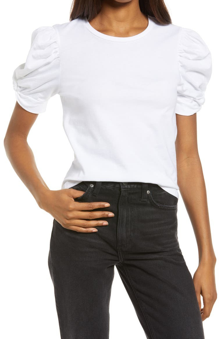 Puff Sleeve T-Shirt | Nordstrom