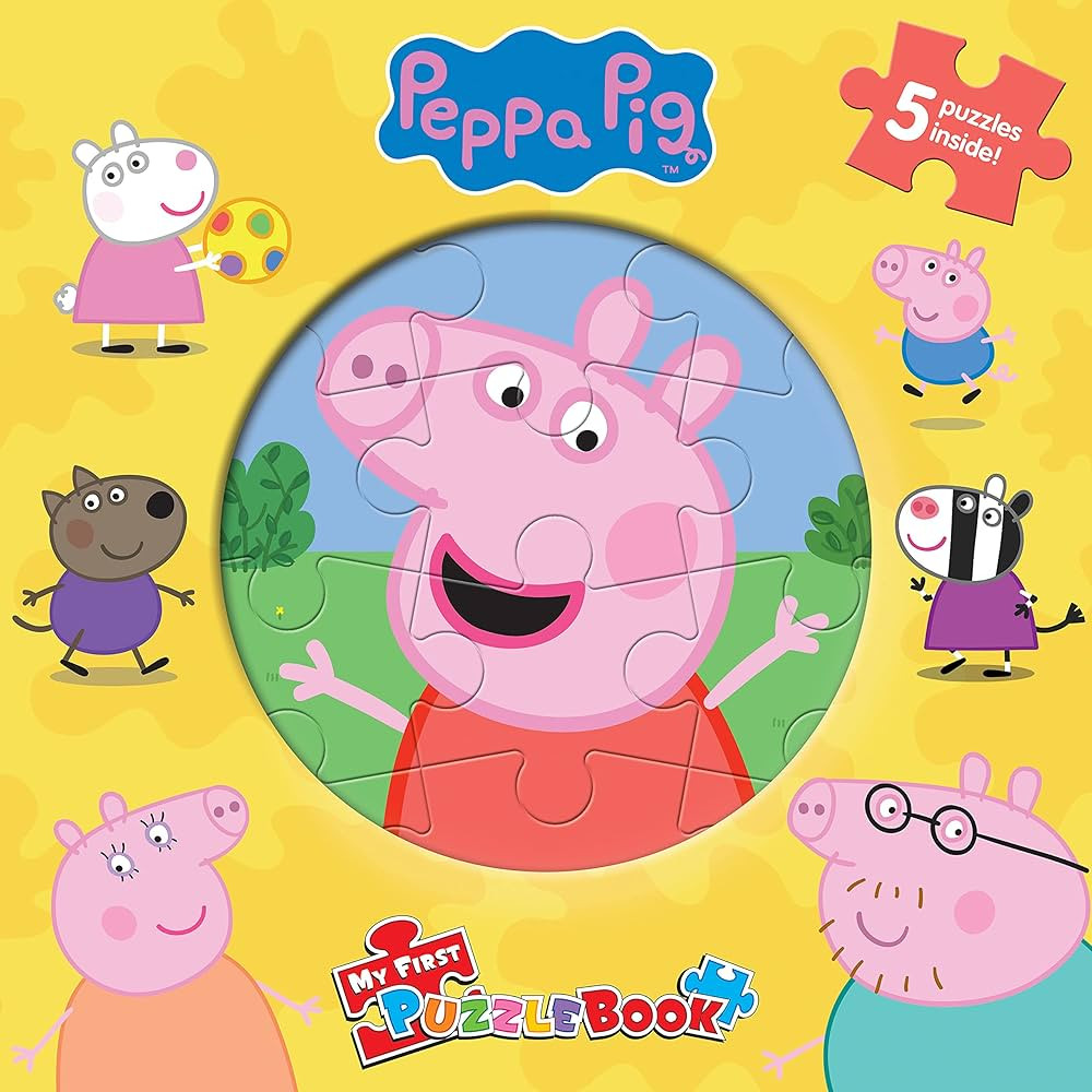 Peppa Pig My First Puzzle Book - Jigsaw Puzzles for kids, 10-page board book, 5 puzzles to enjoy | Amazon (US)