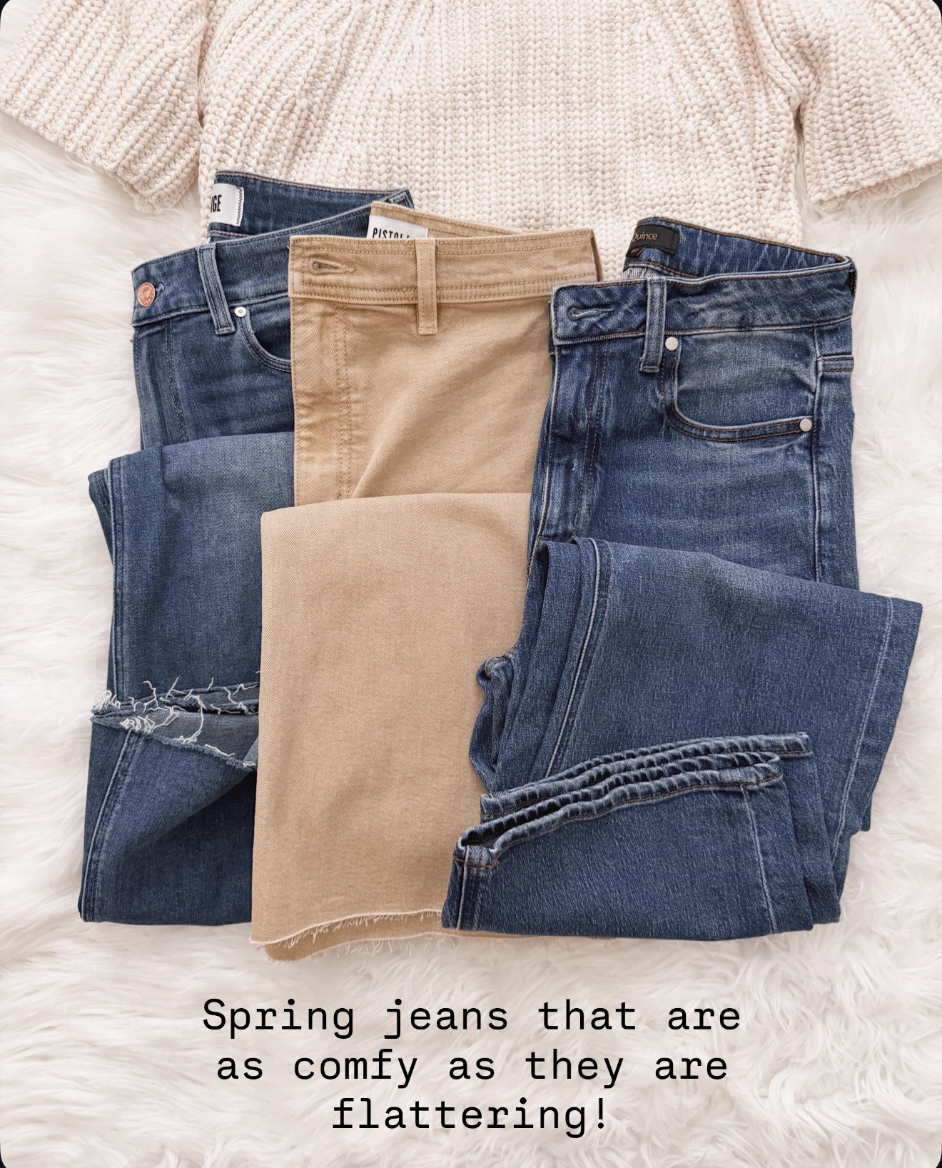 These are the spring jeans I keep reaching for. Comfortable stretch, flattering fits, and washes that go with everything.

spring jeans women, flattering jeans for women, comfortable denim women, casual spring outfits with jeans, everyday denim outfit ideas, neutral denim outfits, women’s straight leg jeans, spring casual style

#LTKOver40 #LTKgrwm #LTKWorkwear