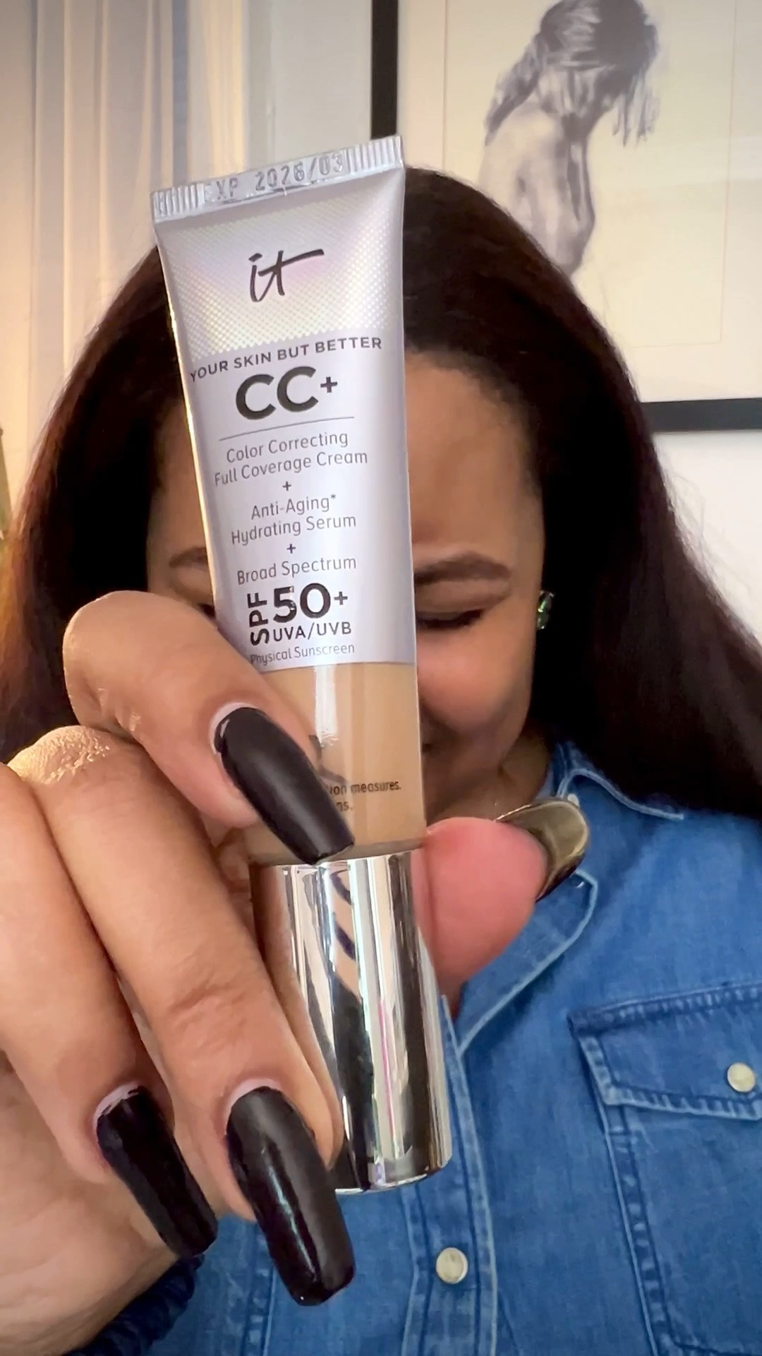 I'm so disappointed! I can't use the iT Cosmetics CC+ Cream for a very specific reason. Even though I found the perfect shade and it does all the things. 🤬

#LTKBeauty #LTKOver40 #LTKFindsUnder50
