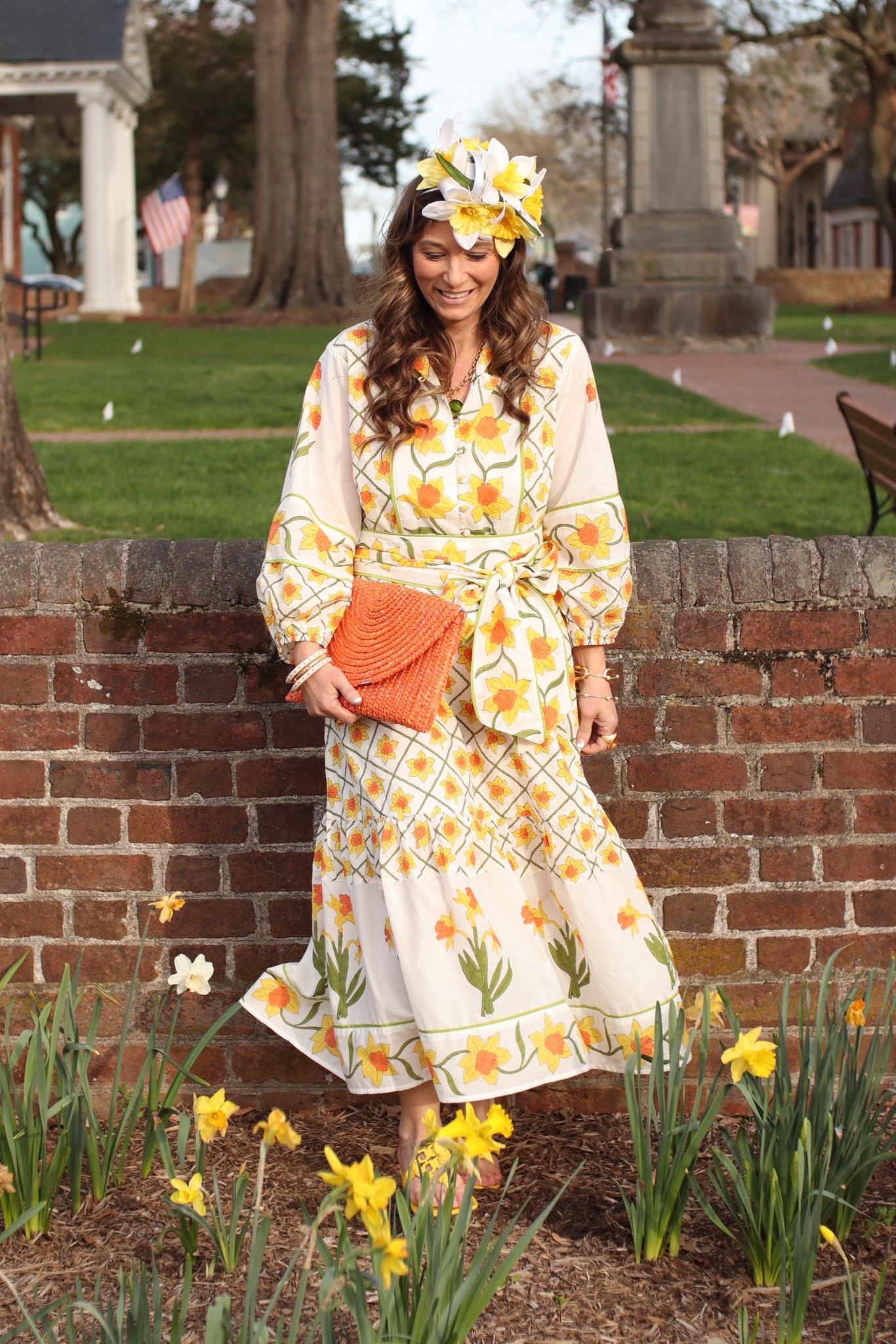 Delicate and delightful daffodils for spring flings, festivals, horse races, and Mother’s Day / Sue Sartor Flounce Dress bring southern charm and joy to any occasion! 

#LTKSeasonal #LTKootd #LTKFestival