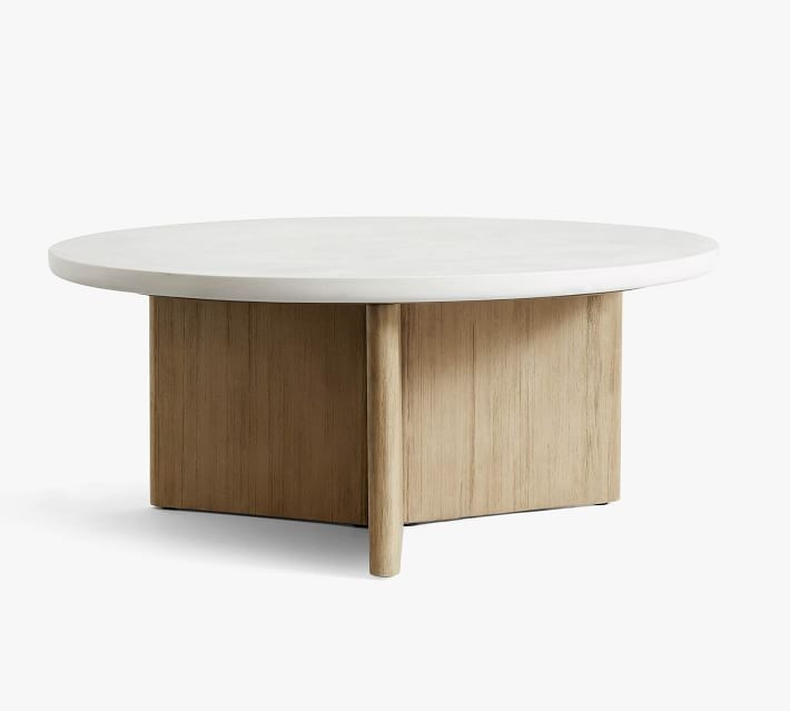 Brixton Round Coffee Table, Seagrove | Pottery Barn (US)