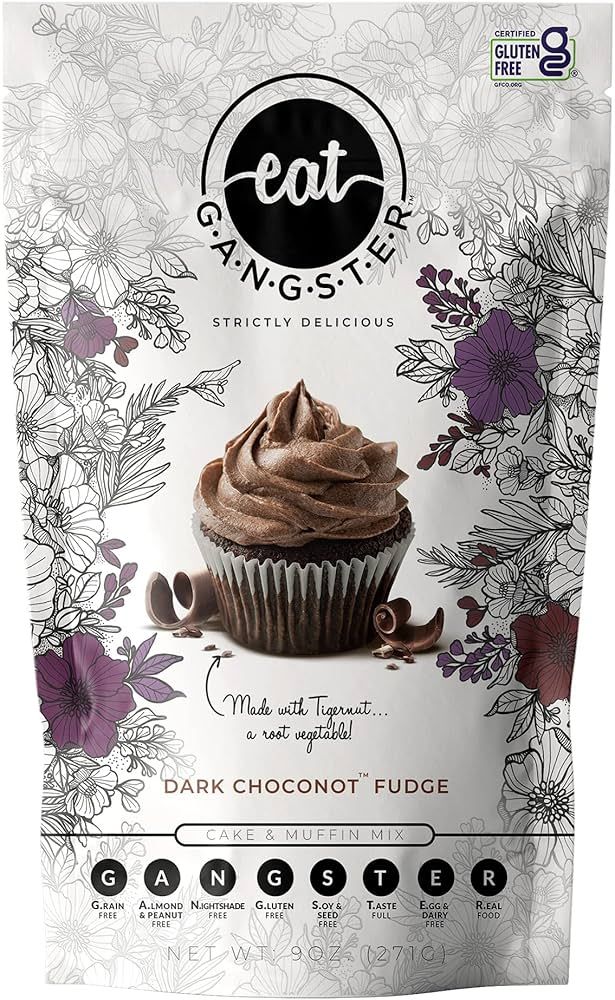 eat G.A.N.G.S.T.E.R. Gluten-Free, Grain-Free, Allergy-Friendly Dark Choconot Fudge Cake & Muffin ... | Amazon (US)