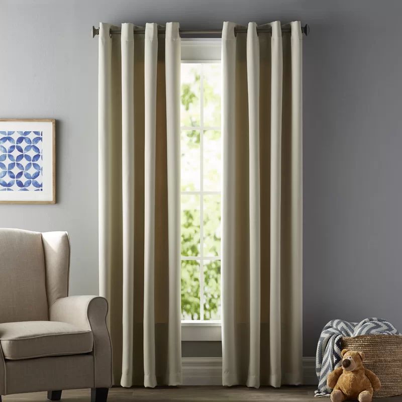 Mcmanus Sateen Room Darkening Curtain Pair | Wayfair North America