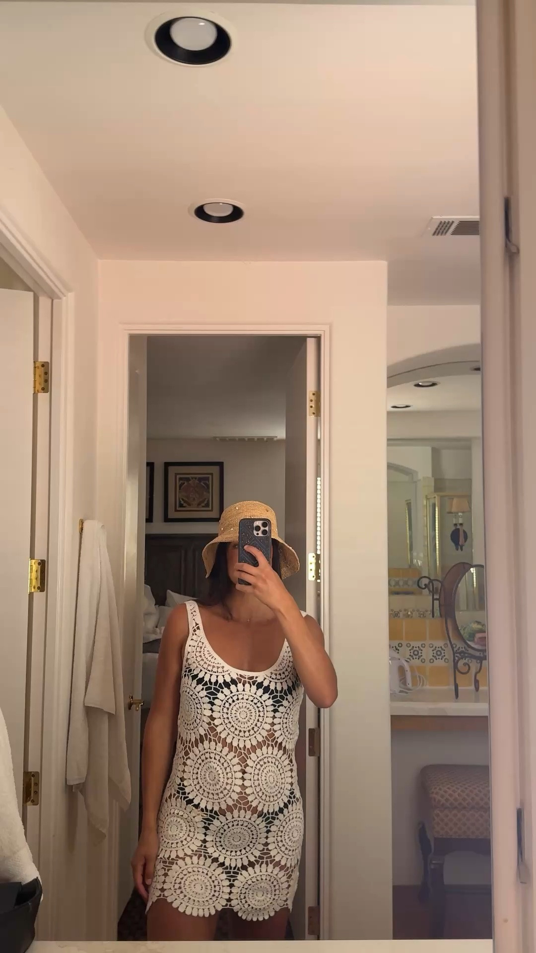Abercrombie cover up, Abercrombie bikini, straw bucket hat 

#LTKTravel #LTKSwim