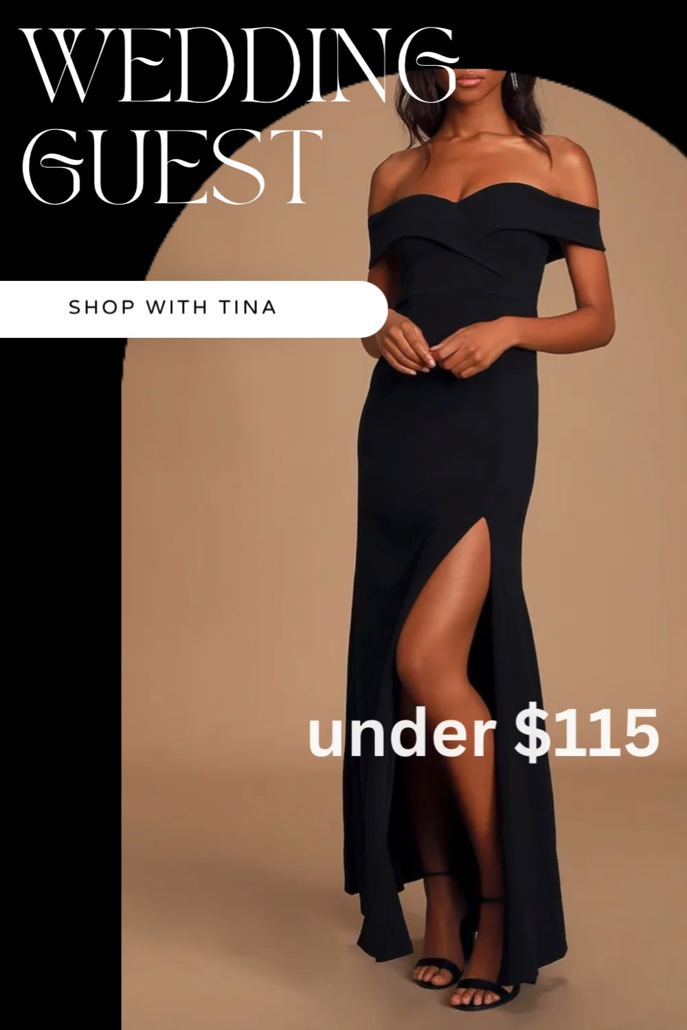 This black tie wedding guest dress with a slit is so sexy!!

#LTKwedding #LTKFind #LTKU