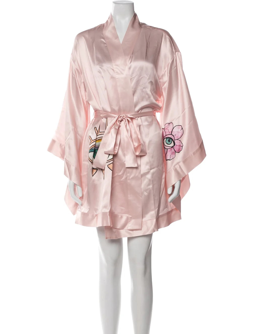Silk Graphic Print Robe | The RealReal
