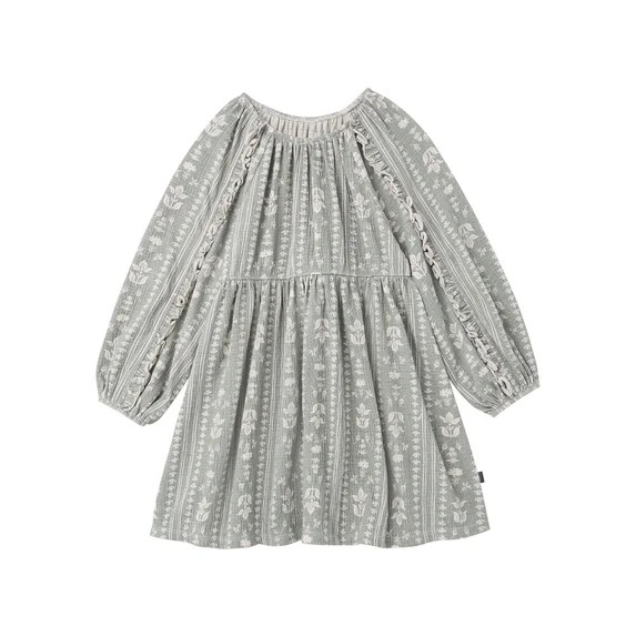 Modern Moments by Gerber Toddler Girl Dress with Ruffle, Sizes 12 Months - 5T | Walmart (US)