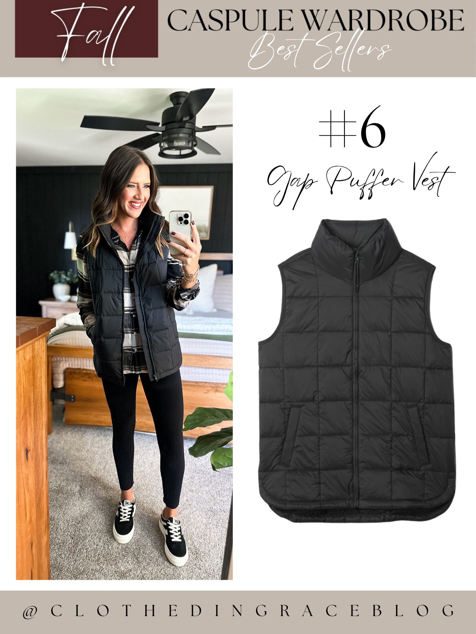 Top 10 best sellers from the fall capsule 

Vest - size down, I’m in a xs 
Plaid shirt - medium 
Linking similar leggings 


#LTKStyleTip #LTKFindsUnder100 #LTKFindsUnder50