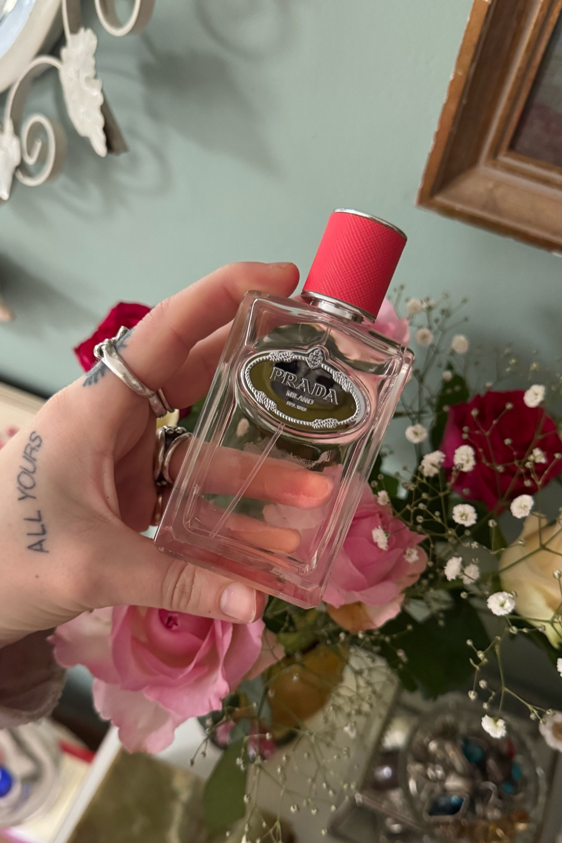 The prettiest smelling rose perfume from
Prada 

#LTKgiftguide #LTKuk #LTKbeauty