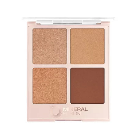MINERAL FUSION Vegan Bronzer Palette Pool Party | Shimmering Bronzer Highlighter | Cruelty Free | Walmart (US)