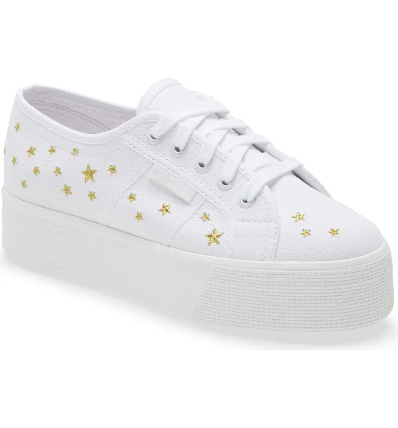 Superga 2790 Embroidered Platform Sneaker (Women) | Nordstrom | Nordstrom