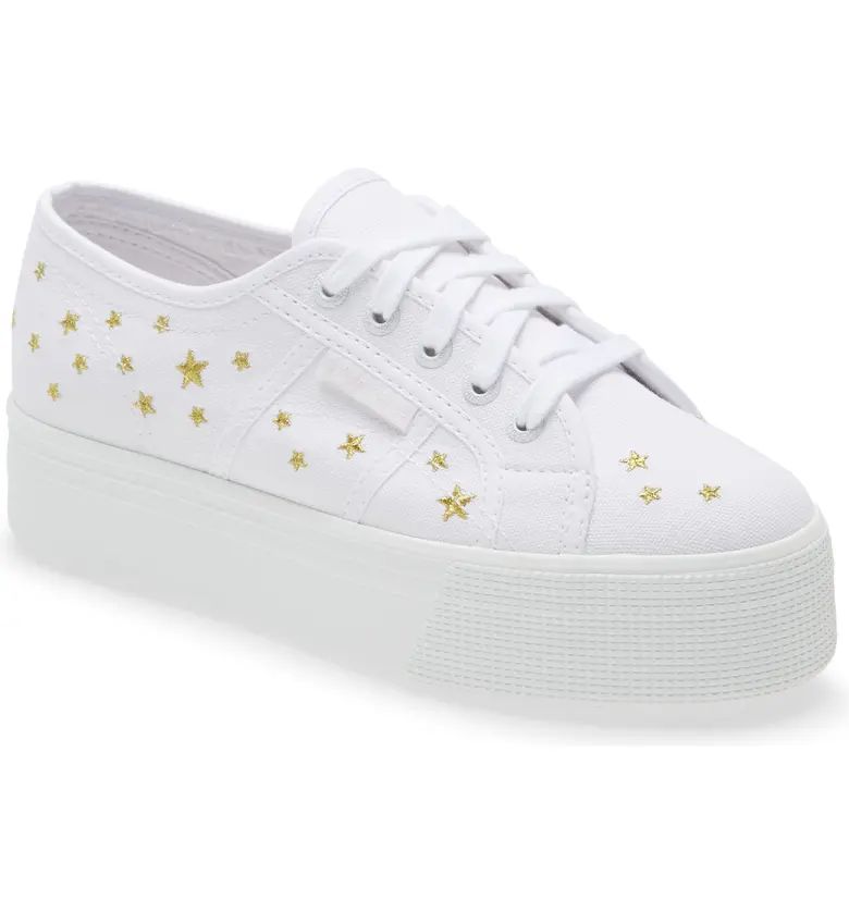 Superga 2790 Embroidered Platform Sneaker (Women) | Nordstrom | Nordstrom