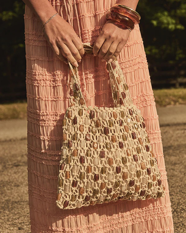 Ninna Beaded Crochet Tote Bag | VICI