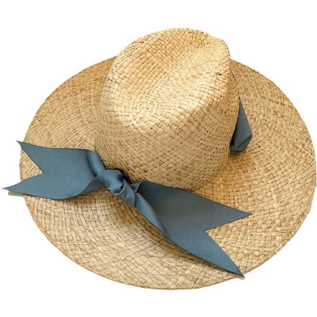 Sarah Bray Bermuda | Women's Oleander Pop-Up Sun Hat, French (Blue, One Size) | Maisonette | Maisonette