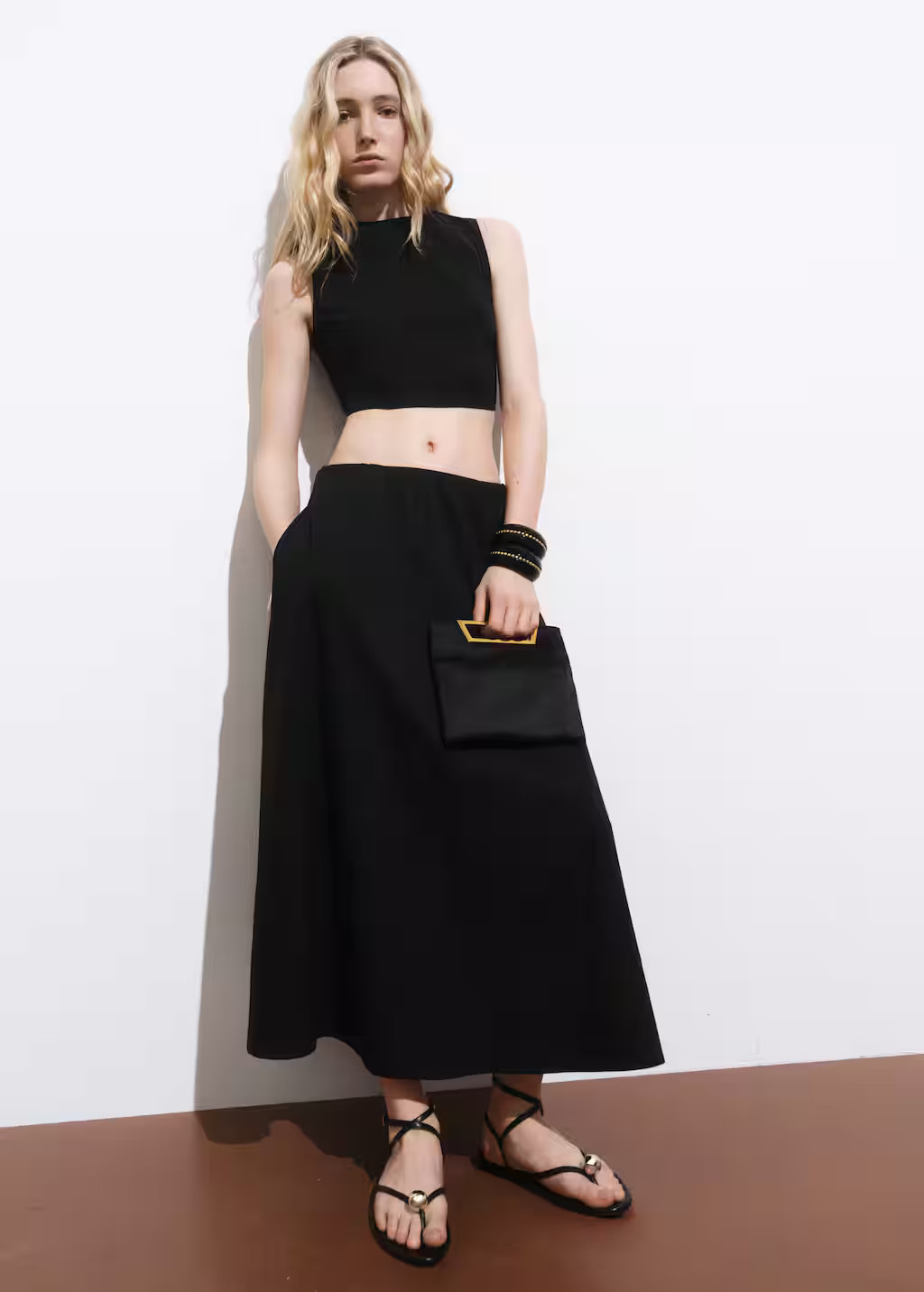 Flared cotton skirt black - Women - M - MANGO | Mango (US/MX/AU)