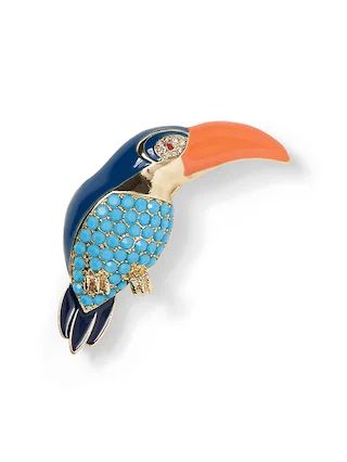 Pavé Toucan Brooch | Banana Republic (US)