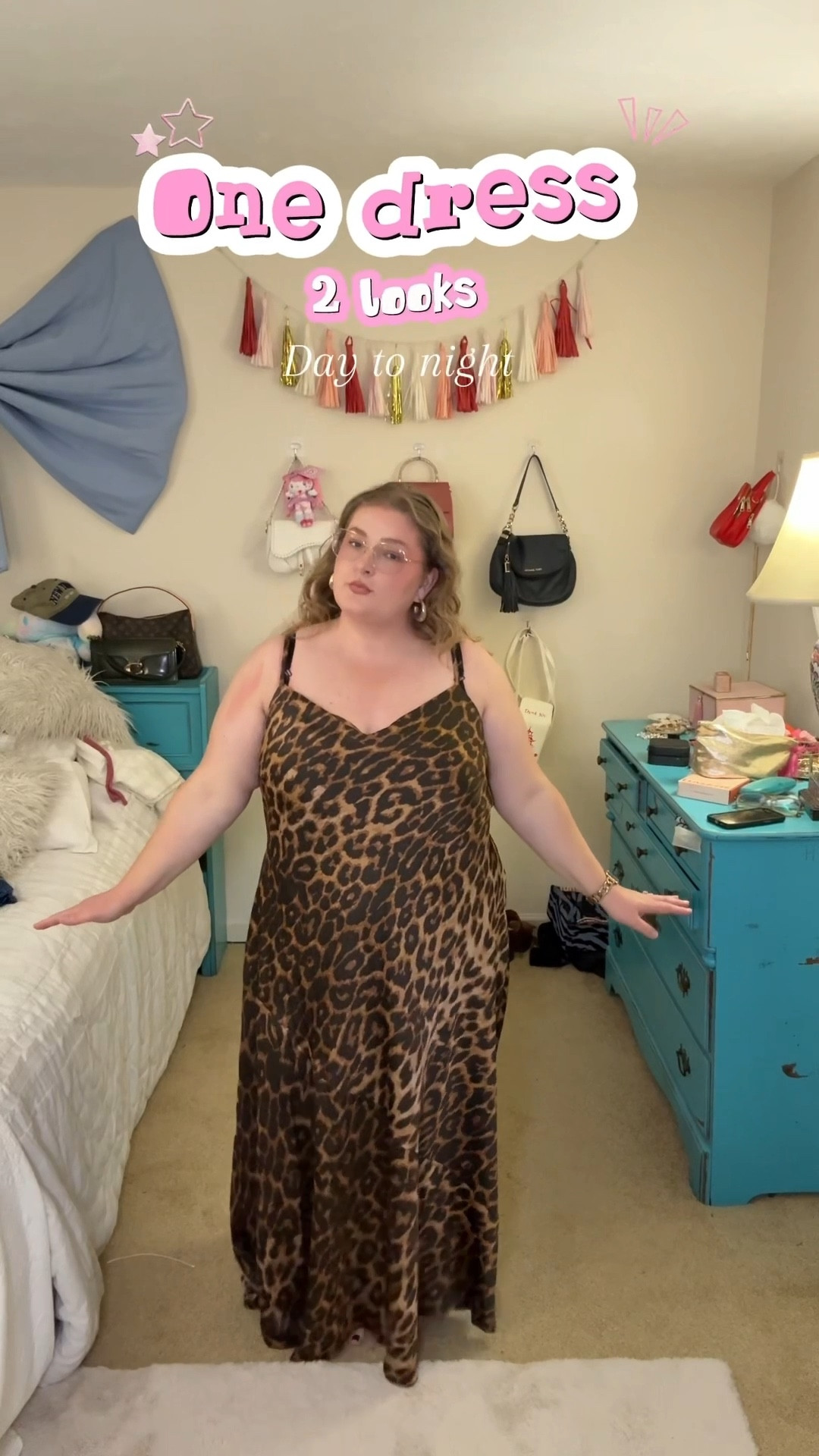 One cute plus size maxi dress, 2 looks! Take this cheetah print dress from day to night and from casual outfit to event dress by changing up accessories! I’m a size 16 wearing a 2x 

#LTKootd #LTKMidsize #LTKPlusSize