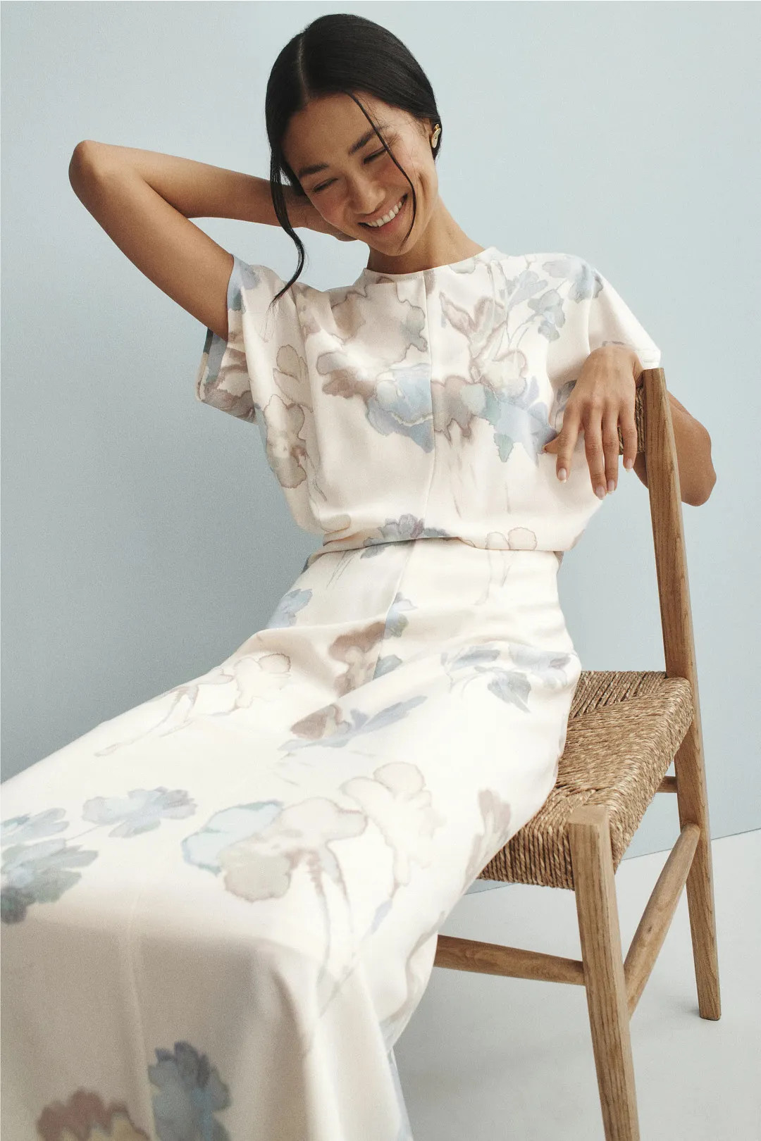Floral Printed Midi Dress | Rent the Runway