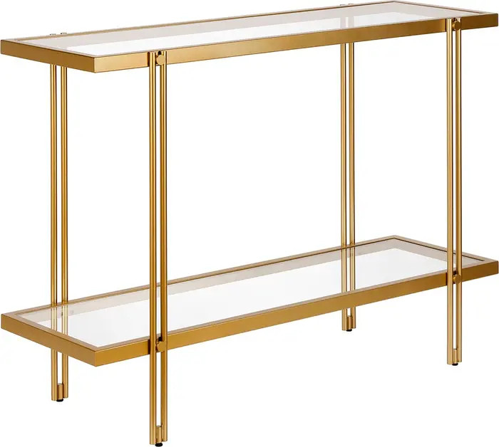 ADDISON AND LANE Inez Brass Finish Console Table | Nordstromrack | Nordstrom Rack